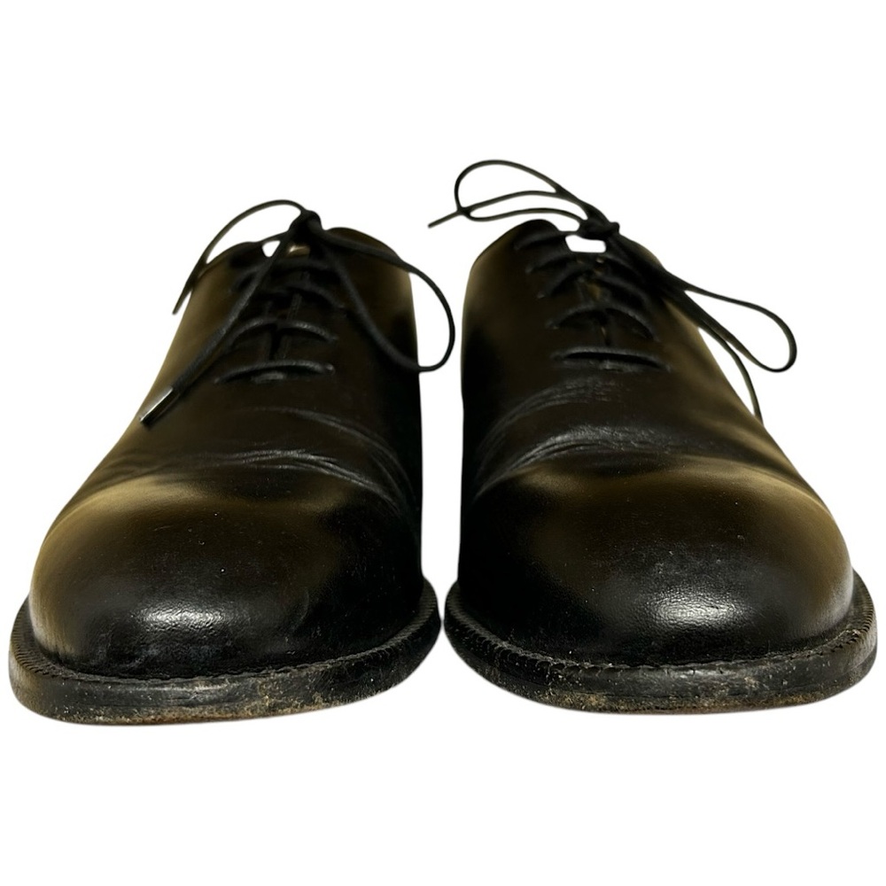 Beckett Simonon Shoe Men Size 11 Black Leather Casual Dress Sleek Flat Smooth - Picture 3 of 10